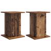 vidaXL Plant Stand 2 pcs Old Wood 30.5 x 30 x 43 cm Engineered Wood