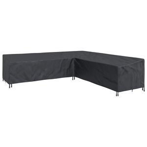 vidaXL Furniture Cover 325 x 325 x 80 cm 420D Oxford Fbric L-Shape