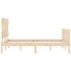 vidaXL Bed Frame without Mattress 120x200 cm Solid Wood Pine