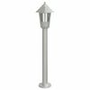 vidaXL Outdoor Floor Lamps 3pcs Silver 80 cm Stainless Steel