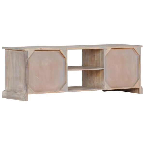 vidaXL TV Cabinet 120x30x40 cm Solid Acacia Wood