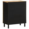 vidaXL Sideboard 60x33.5x75 cm Solid Rough Wood Mango
