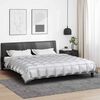 vidaXL Winter Duvet Silver 240 x 260 cm Satin and Microfiber