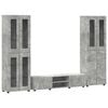 vidaXL TV Cabinet Set FLORIN 3 pcs Concrete Grey Engineered Wood