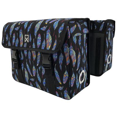 Willex Bicycle Panniers 34 L Blue Feather