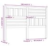 vidaXL Bed Headboard 146x4x100 cm Solid Wood Pine
