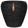 Capi Vase Nature Row Tapered 42x38 cm Anthracite PKRWZ362