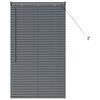 vidaXL Venetian Blinds Dark Grey 130 x 70 cm Aluminium