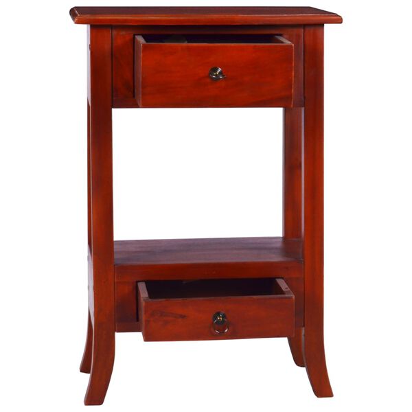 vidaXL Console Table Classical brown 50x30x75 cm Solid Mahogany Wood