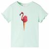vidaXL Kids' T-shirt Light Mint 128