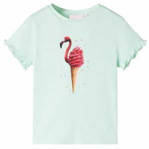 vidaXL Kids' T-shirt Light Mint 128