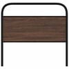 vidaXL Replace Headboard Brown Oak 90 cm Steel and Engineered Wood