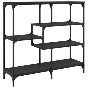 vidaXL Console Table Black 103x32x95 cm Engineered Wood