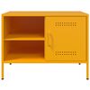 vidaXL TV Cabinets 2 pcs Mustard Yellow 68x39x50.5 cm Steel