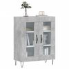 vidaXL Sideboard Concrete Grey 69.5x34x90 cm Engineered Wood