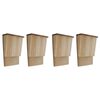 vidaXL Bat Houses 4 pcs 22x12x34 cm Wood