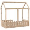 vidaXL Kids' House Bed Frame 70x140 cm Solid Wood Pine