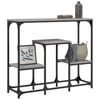 vidaXL Console Table Grey Sonoma 89.5x28x76 cm Engineered Wood