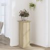 vidaXL Plant Stand Sonoma Oak 33x33x80 cm Engineered Wood