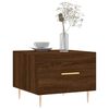 vidaXL Coffee Table Brown Oak 50x50x40 cm Engineered Wood