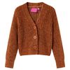 Kids' Cardigan Knitted Cognac 104