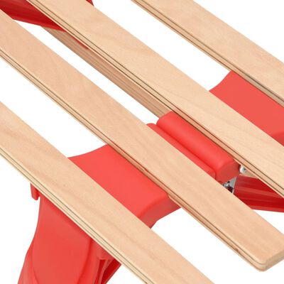 vidaXL Folding Sledge Wood 110 cm