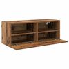 vidaXL TV Wall Cabinets 2 pcs Old Wood 80 x 30 x 30 cm Engineered Wood