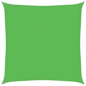 vidaXL Sunshade Sail 160 g/m&sup2; Light Green 2.5x2.5 m HDPE