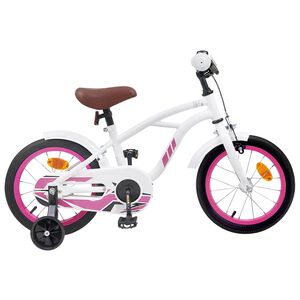 vidaXL Kids Bike 16 Inches for 4-6 Years Old White