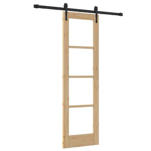 vidaXL Sliding Door ORKDAL Natural 61 x 198.5 cm