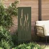 vidaXL Garden Privacy Screen Olive green 50 x 140 cm Cold-rolled steel