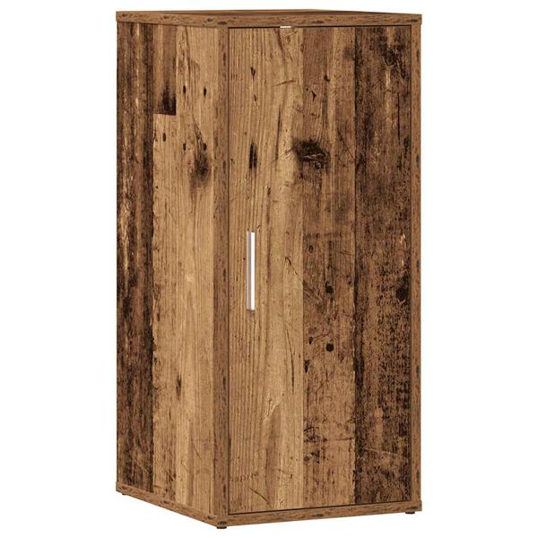 vidaXL Shoe Cabinet Old Wood 32x35x70 cm Engineered Wood