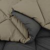 vidaXL Winter Duvet Light Grey and Anthracite 200 x 140 cm Microfiber