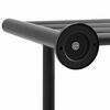vidaXL Towel Rack Black 61 x 23 x 17 cm Stainless steel