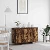 vidaXL Sideboard Smoked oak 120 x 41 x 75 cm Engineered wood
