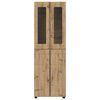 vidaXL Highboard FLORIN Artisan Oak 60 x 35 x 182 cm Engineered Wood