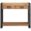 vidaXL Console Table Brown 90 x 33 x 75 cm Solid Acacia Wood