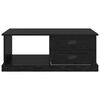 vidaXL Coffee Table Black Oak 90 x 50 x 35 cm Engineered Wood