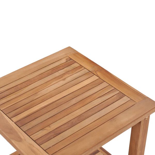 vidaXL Coffee Table 45x45x45 cm Solid Teak Wood