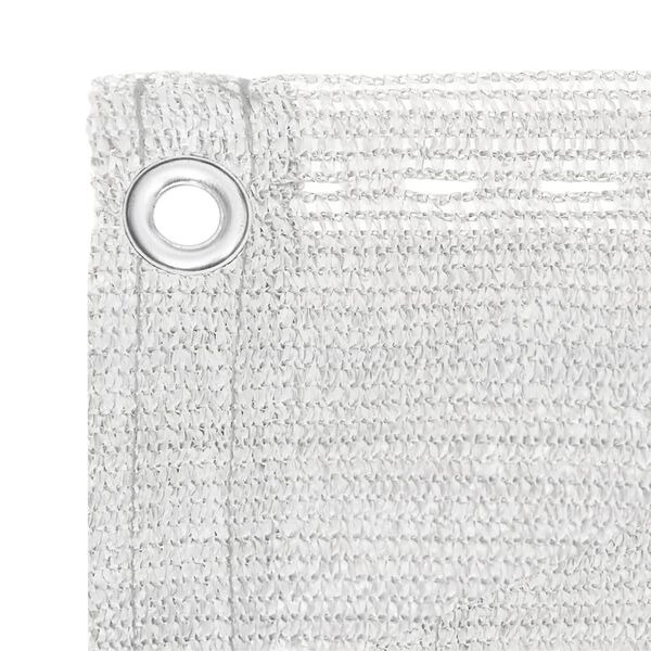 vidaXL Balcony Screen White 120x600 cm HDPE