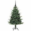 vidaXL Artificial Pre-lit Christmas Tree with Ball Set Green 120 cm