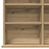 vidaXL CD Cabinet Artisan Oak 101 x 23 x 177.5 cm Engineered Wood