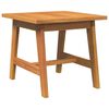 vidaXL Side Table Oil Natural 45 x 45 x 40 cm Solid Acacia Wood