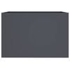 vidaXL Planter Anthracite 62x40x39 cm Steel