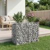 vidaXL Gabion Raised Bed Silver 100 x 50 x 80 cm Galvanised Steel