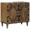 vidaXL Bathroom Sink Cabinet Brown 62 x 33 x 58 cm Solid Mango Wood