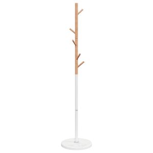 vidaXL Coat Stand White 172 cm Powder-coated Iron