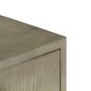 vidaXL Coffee Table Solid Mango Wood Grey with Brass 110x60x35 cm