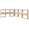 vidaXL Bookcase Bed without Mattress 135x190 cm Solid Wood Pine