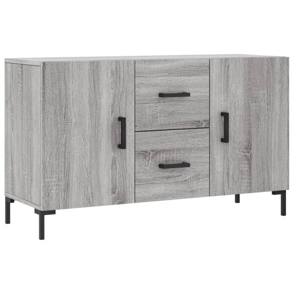 vidaXL Sideboard Grey Sonoma 100x36x60 cm Engineered Wood